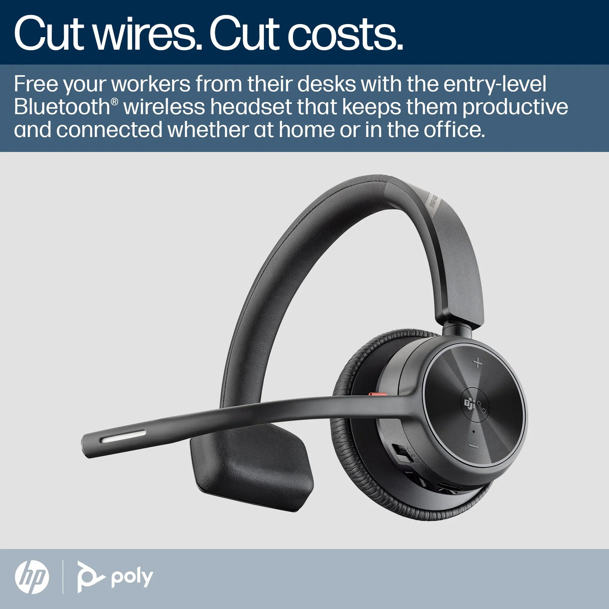 POLY Voyager 4310 – Bluetooth / Mono / Office / UC – Headset