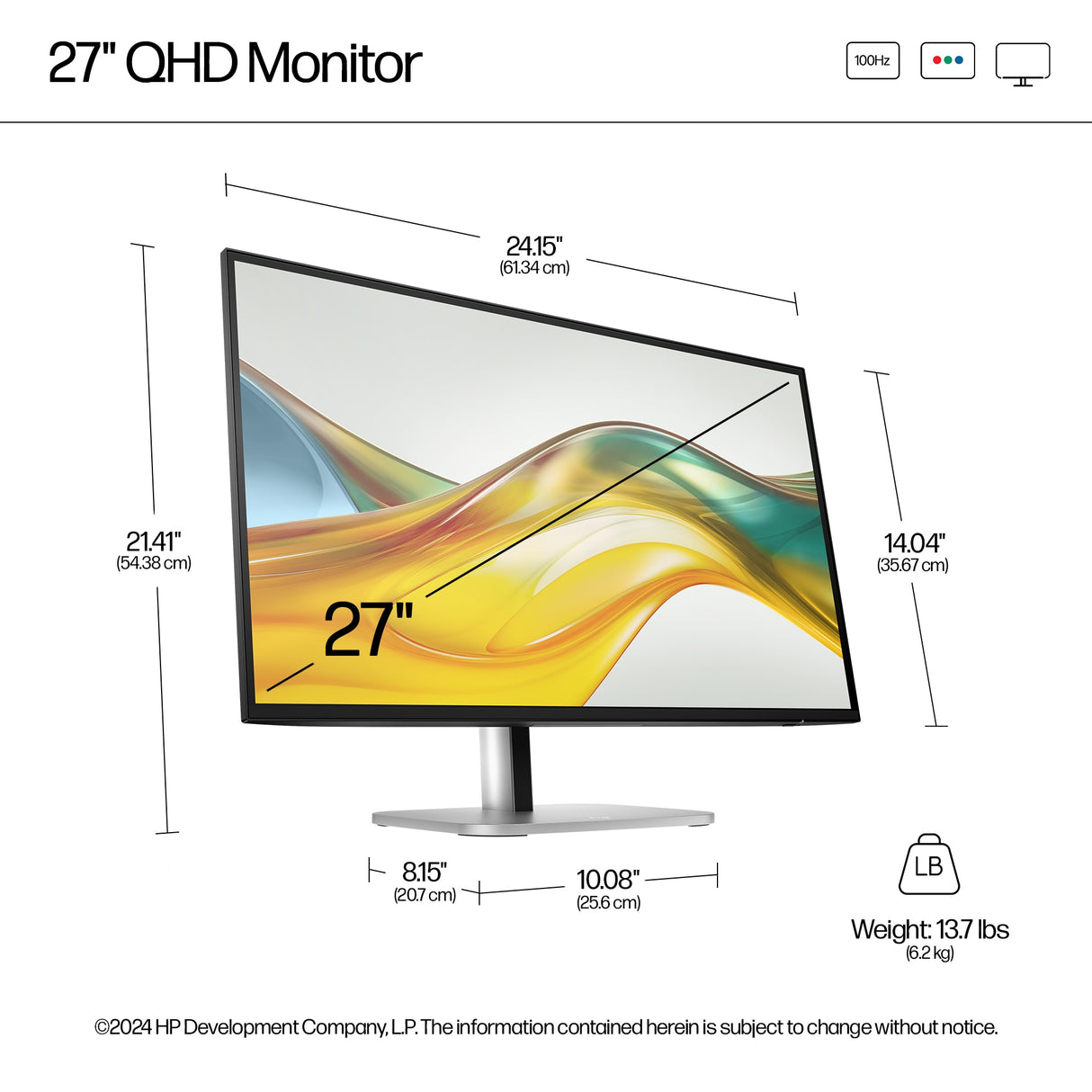 HP Series 5 Pro QHD - 527pq Monitor (27")
