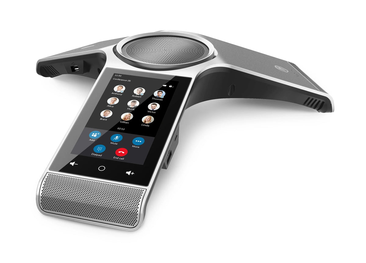 YEALINK CP960 Skype for Business Edition | 5" | 720 x 1280px | 1 x VoIP | 5-way | XML|LDAP | RJ-45 | 802.11a|b|g|n|ac | Bluetooth 4.0 | 2 x USB 2.0 | 3.5 mm | 1 x USB Micro-B | PnP | Android 5.1 (ZOOM-CP960-U)