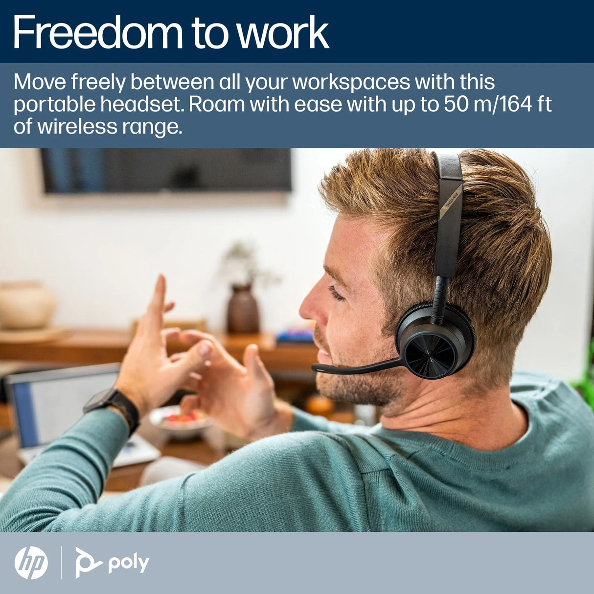 POLY VOYAGER 4320-M – Bluetooth / Mono / Office UC – Head-band Headset