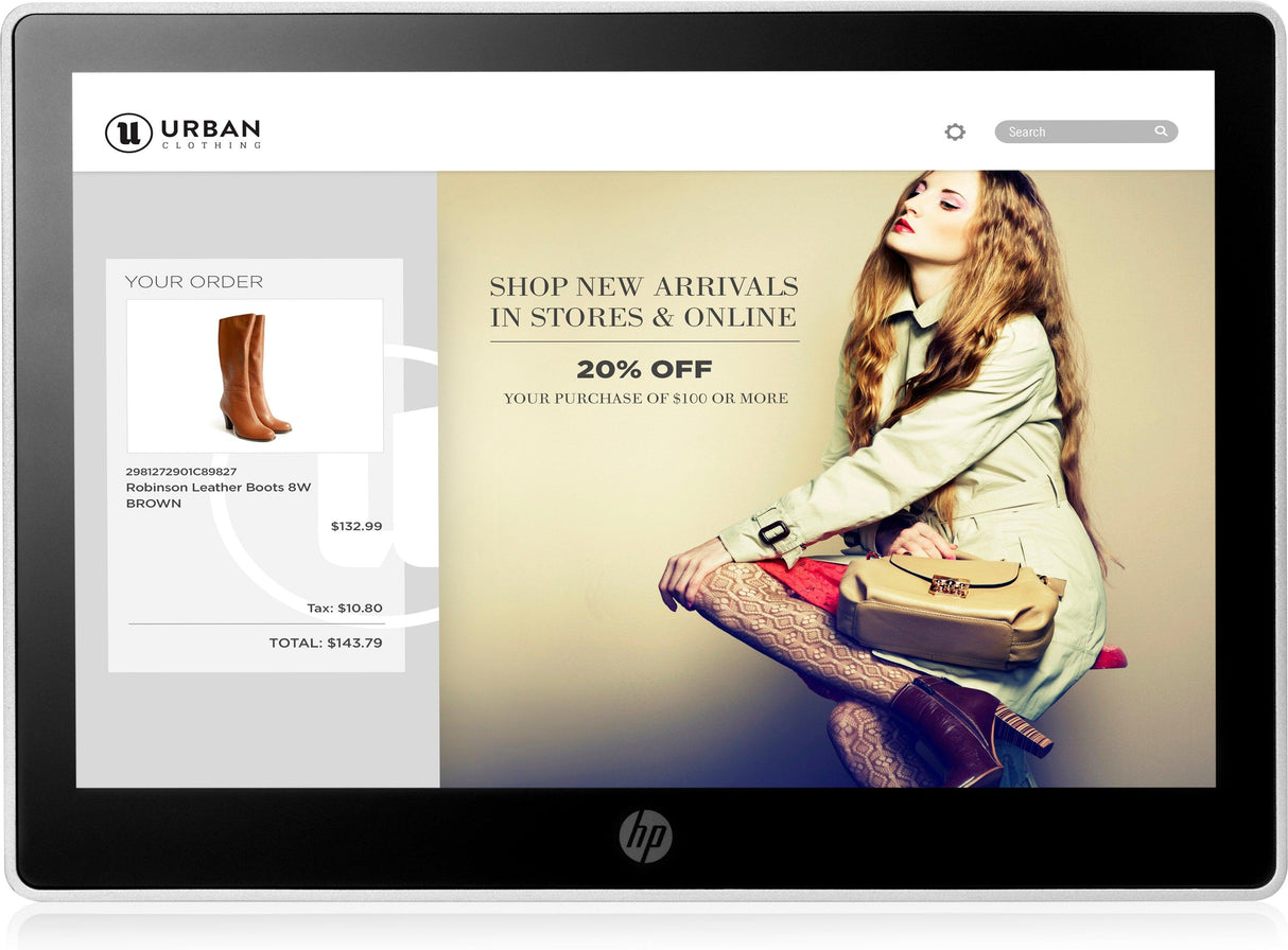 HP 10.1" Retail Touch Monitor | 1.15kg (T6N30AA)