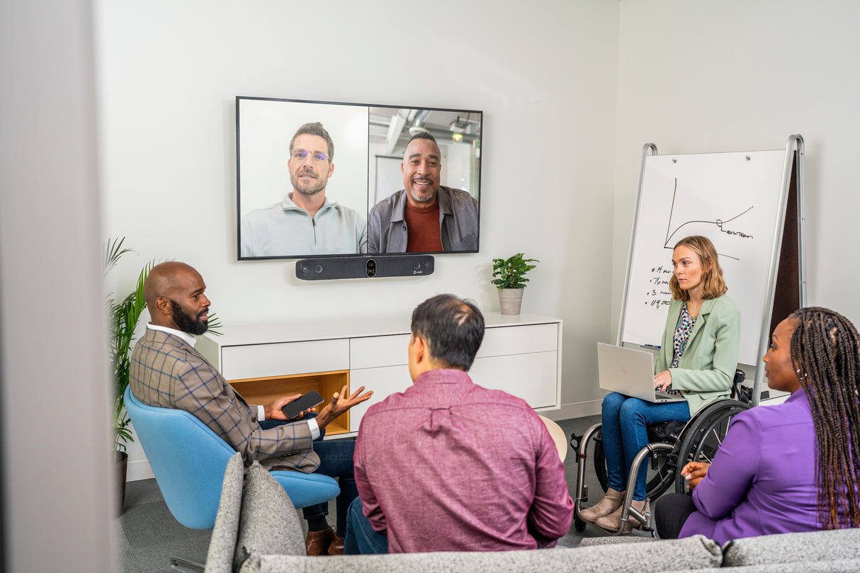 POLY Studio X70 All-In-One TC10 Controller Kit GSA/TAA Large Room Video Collaboration Bar