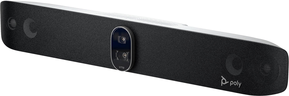 POLY Studio V72 – 4K Ultra HD / 120° Wide-Angle / AI-Powered Features – UC Video Bar