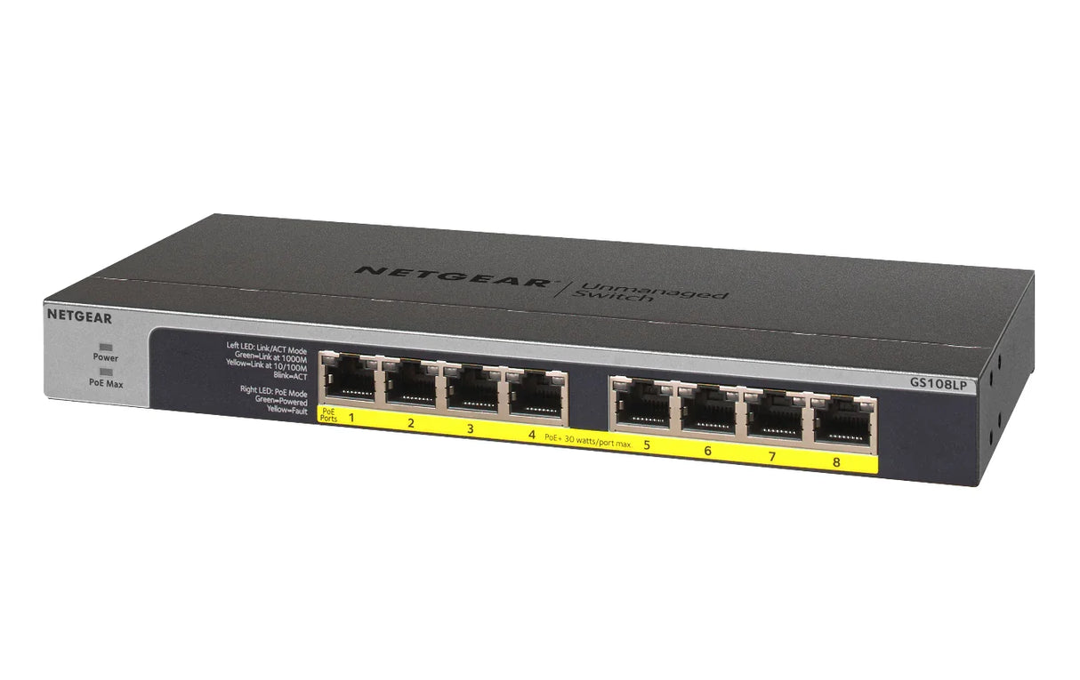 NETGEAR GS108LP Network Switch