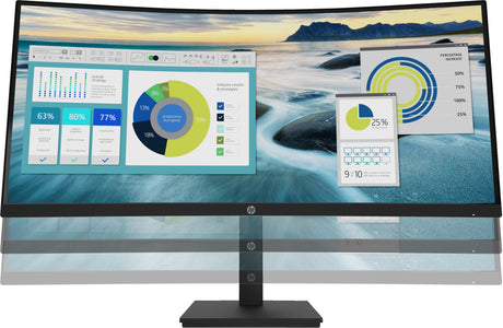 HP P34hc G4 computer monitor (34") Quad HD LED Black