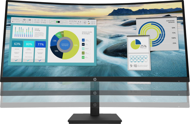HP P34hc G4 computer monitor (34") Quad HD LED Black