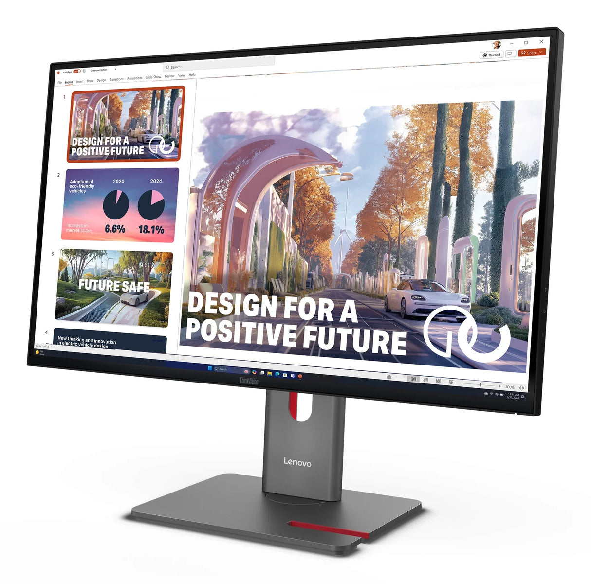 Lenovo P27QD-40 Monitor – 27" / QHD / IPS / 120Hz – Business Monitor