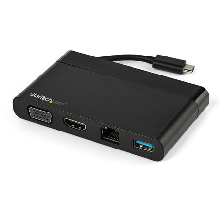STARTECH USB C Multiport Adapter with HDMI, VGA, Gigabit Ethernet & USB 3.0