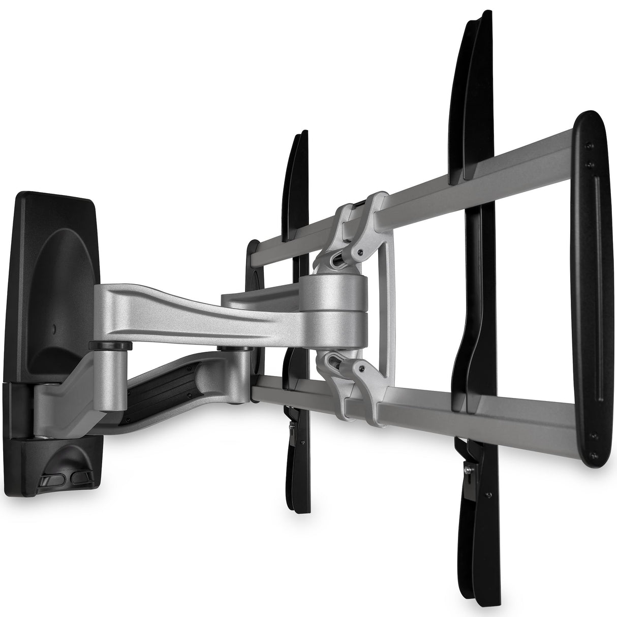 STARTECH Full Motion TV Wall Mount - Heavy Duty Articulating TV Wall Mount Bracket for 32" to 75" (165lb|75kg) VESA Display - Universal Adjustable Tilt|Swivel Flat Screen Arm - Silver (FPWARPS) (FPWARPS)