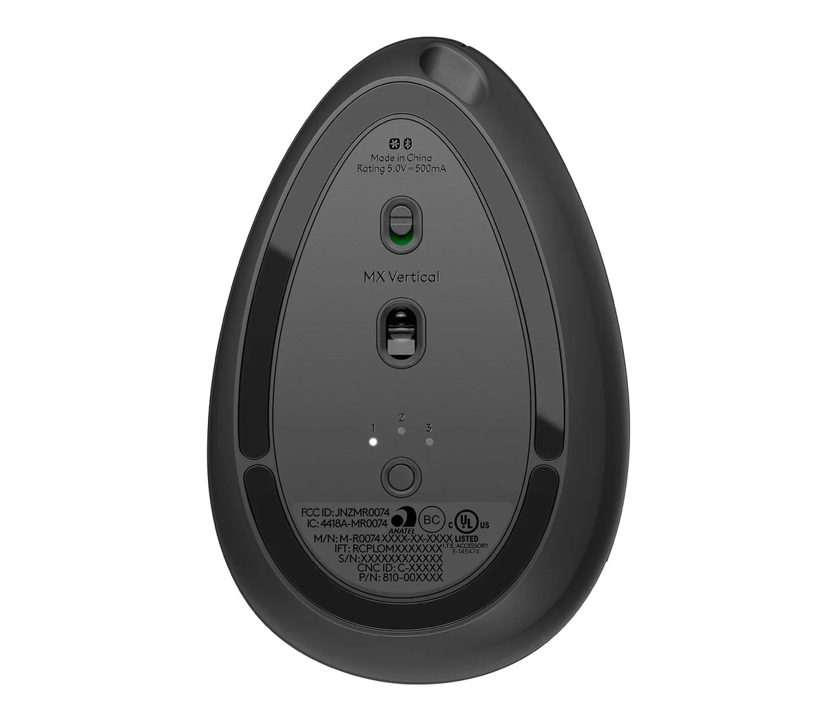 LOGITECH MX Vertical – Tri-mode / 4000 DPI / Ergonomic – Ergonomic Vertical Mouse