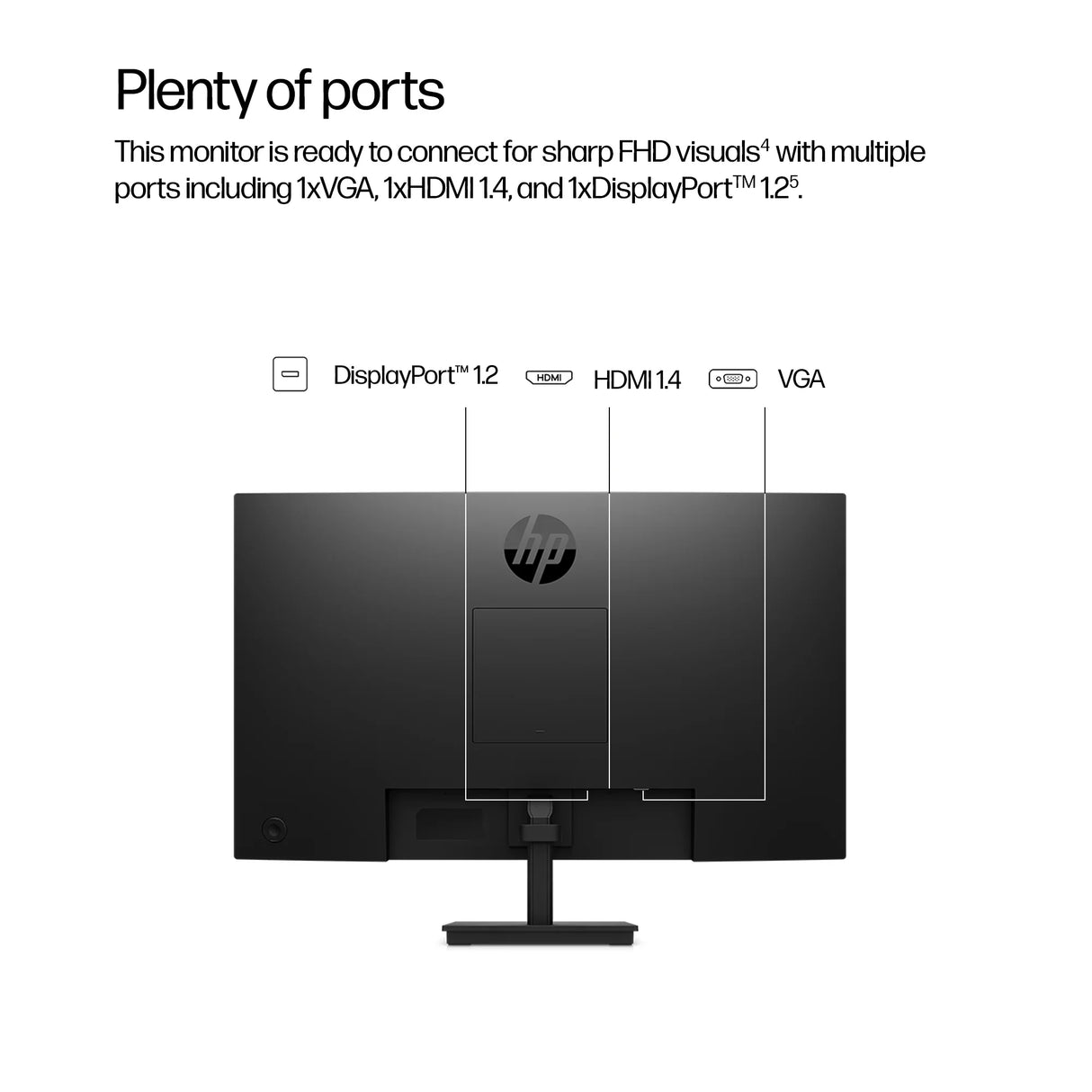 HP 27" Monitor – 27" / Full HD / IPS / 100Hz – Business Monitor
