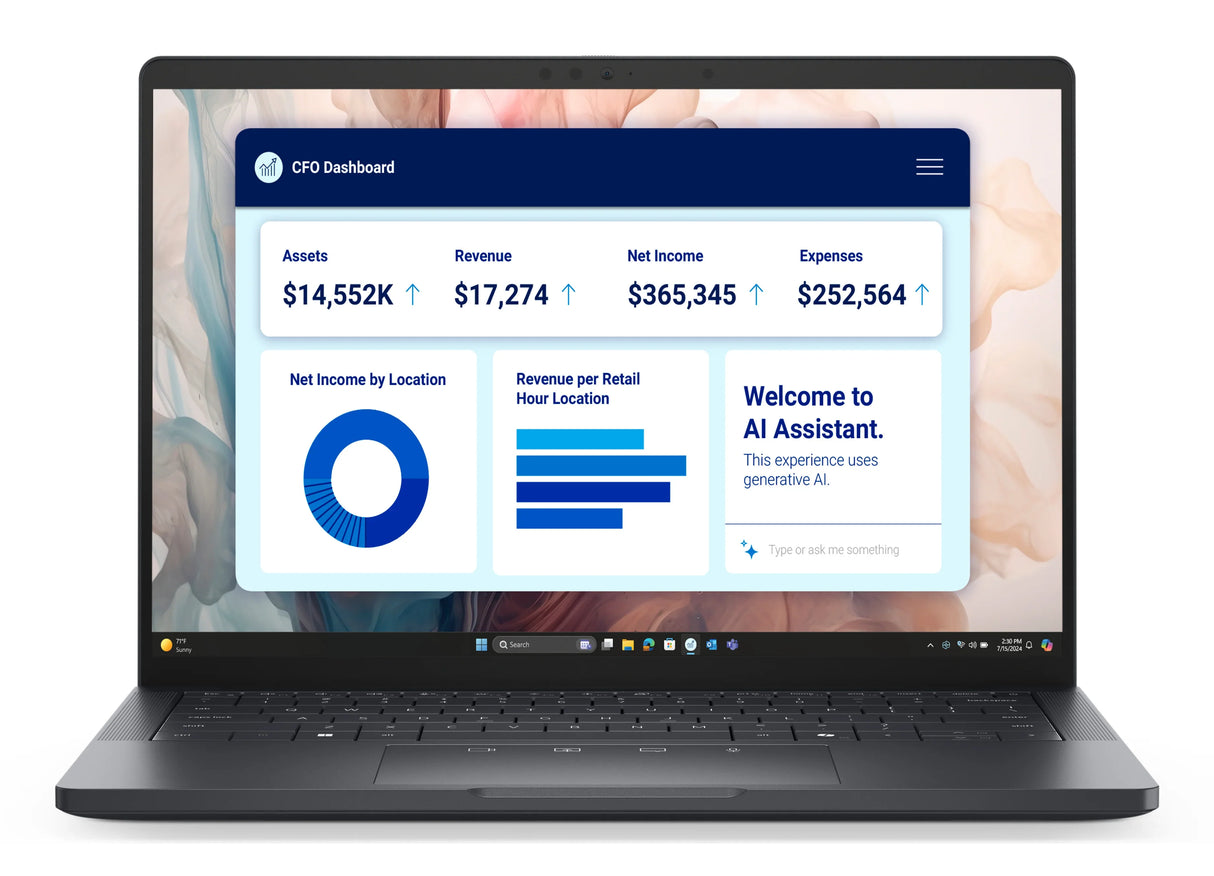 DELL Pro 13 Laptop – Intel Core Ultra 5 / 16GB / 512GB SSD / On-Board Graphics – Sustainable Business Laptop