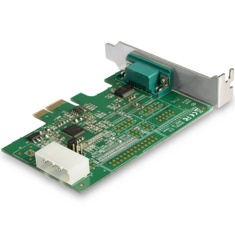 STARTECH 1-port PCI Express RS232 Serial Adapter Card - PCIe RS232 Serial Host Controller Card - PCIe to Serial DB9 - 16950 UART - Low Profile Expansion Card | Windows & Linux (PEX1S953LP) (PEX1S953LP) STARTECH