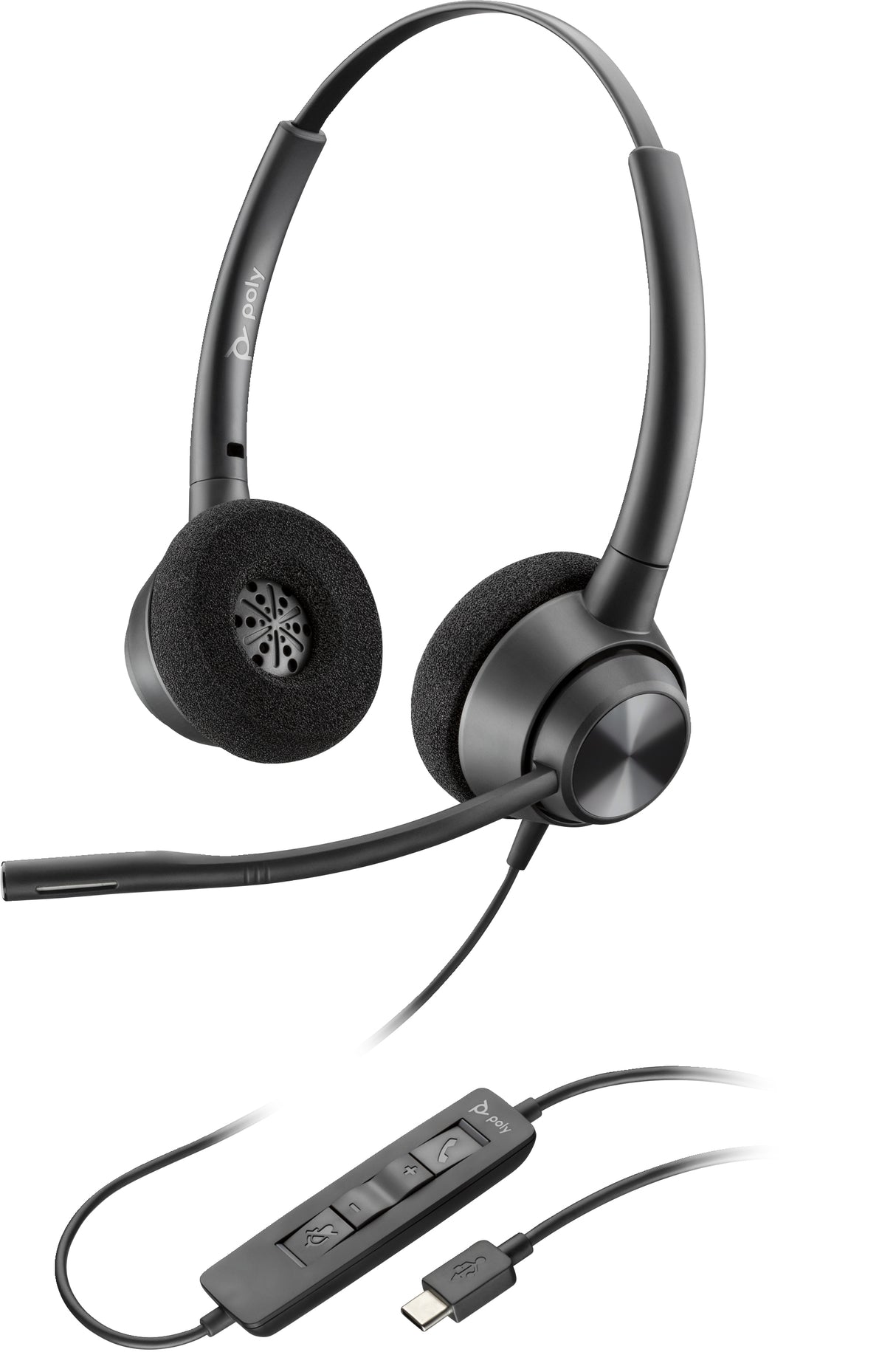 POLY EncorePro 320 Stereo USB-C TAA Headset