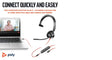 POLY Blackwire 3315 Monaural USB-C Headset