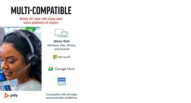 POLY Voyager Focus 2 USB-C Headset