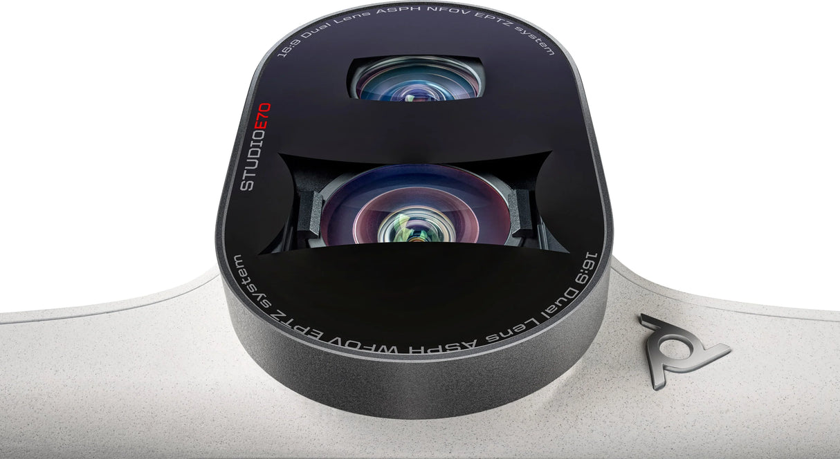 POLY Studio E70 – 4K Ultra HD / 120° Wide-Angle / AI-powered Features – Zoom Certified Conference Camera