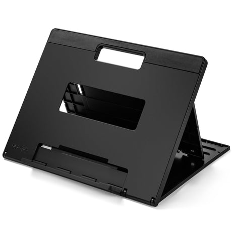 KENSINGTON SmartFit Easy Riser Go Adjustable Ergonomic Riser for up to 17” Laptops | Black (K50422WW) KENSINGTON