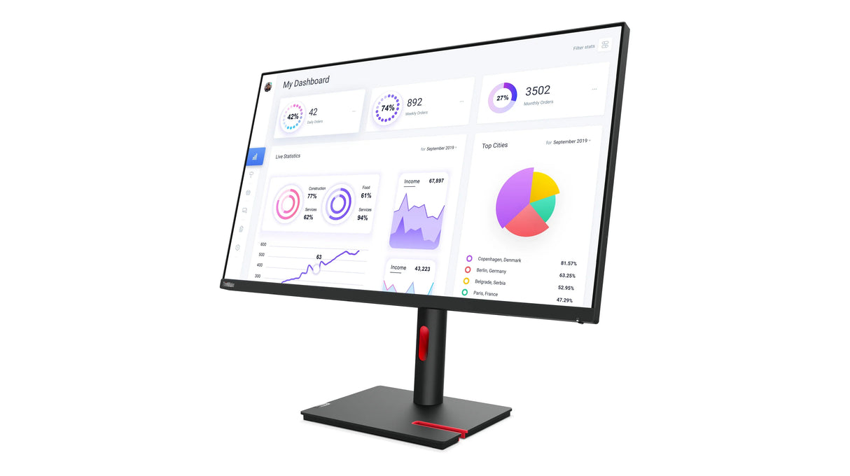 Lenovo T32p-30 Monitor – 31.5" / 4K UHD / IPS / 60Hz – Business Monitor
