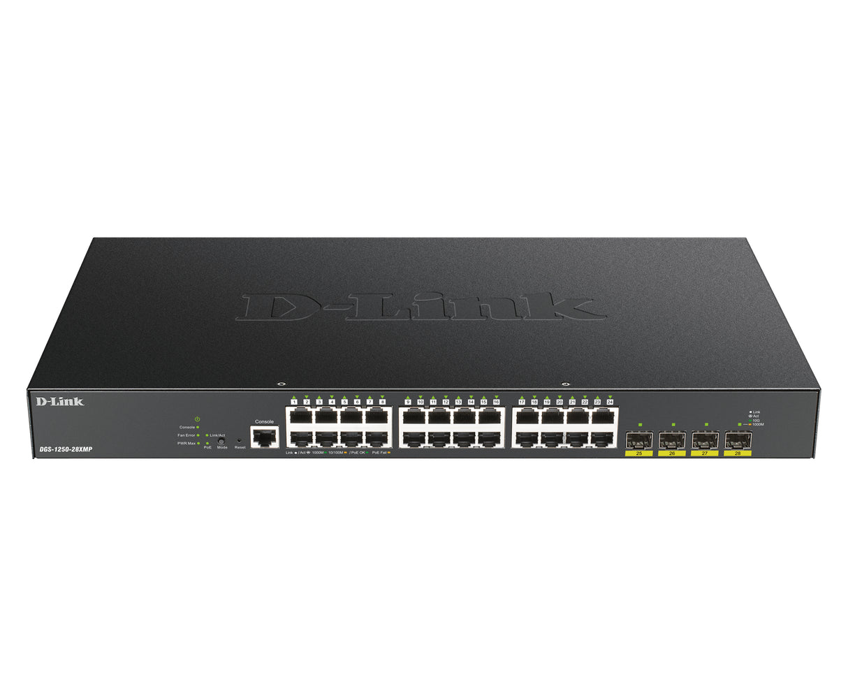 D-LINK DGS-1250-28XMP Gigabit PoE Network Switch 2048MB