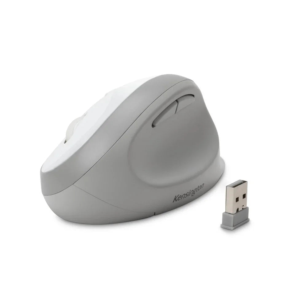 KENSINGTON Pro Fit Ergo – Wireless (Bluetooth + 2.4GHz) / 1600 DPI / Ergonomic – Office Ergonomic Mouse