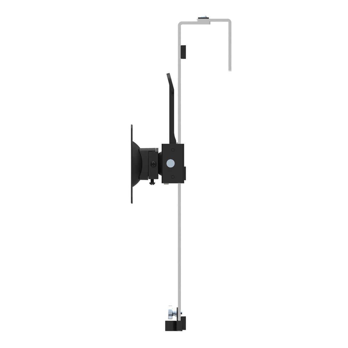 STARTECH Cubicle Monitor Mount - Cubicle Wall Single Monitor Hanger - Up to 34" VESA Mount Display - Height Adjustable Ergonomic Office Cubicle Hanging Flat Panel Hook & Clamp Bracket (ARMCBCLB) (ARMCBCLB)