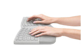 KENSINGTON Pro Fit Ergo Wireless Keyboard—Gray (K75402US) KENSINGTON