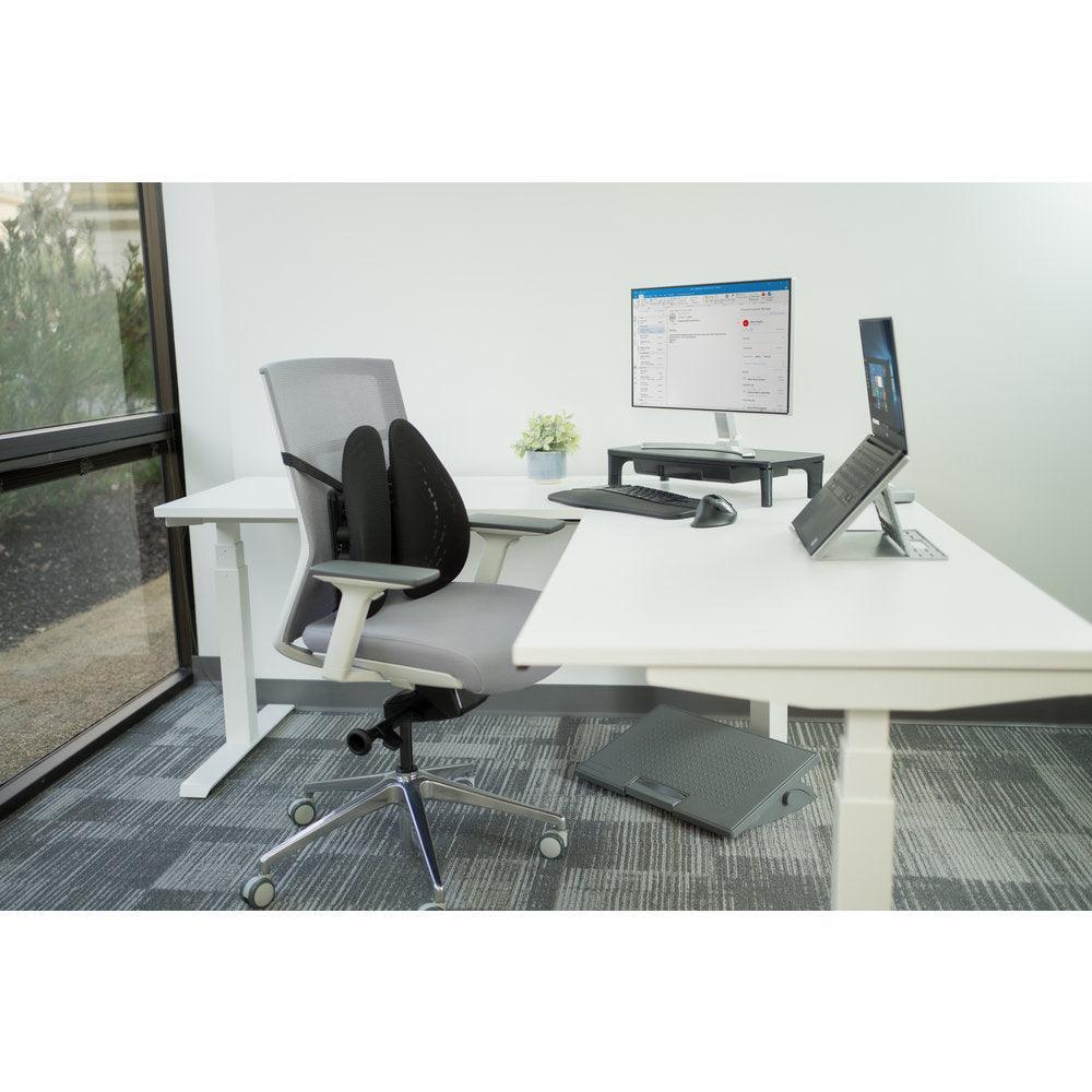 KENSINGTON SmartFit Easy Riser Go Adjustable Ergonomic Laptop Riser and Cooling Stand for up to 14" Laptops (K50421WW)