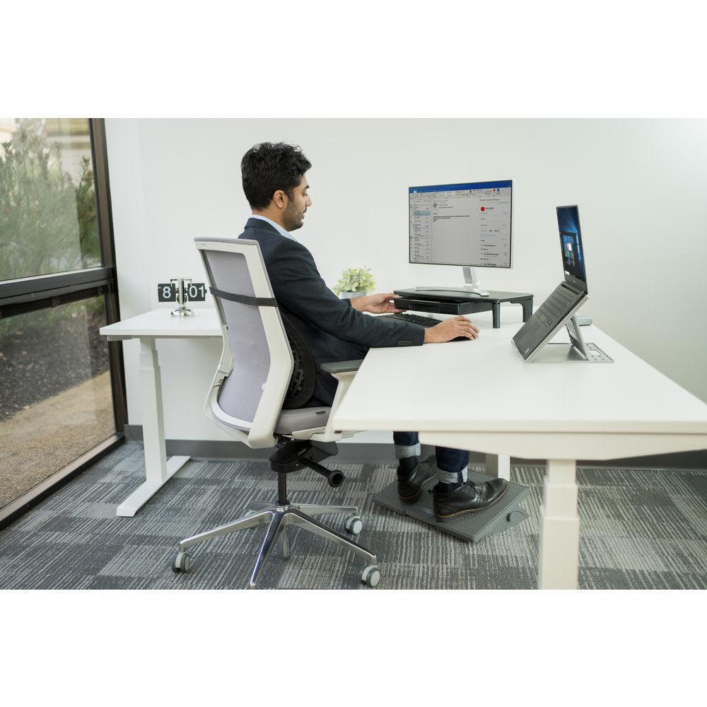 KENSINGTON SmartFit Easy Riser Go Adjustable Ergonomic Laptop Riser and Cooling Stand for up to 14" Laptops (K50421WW)