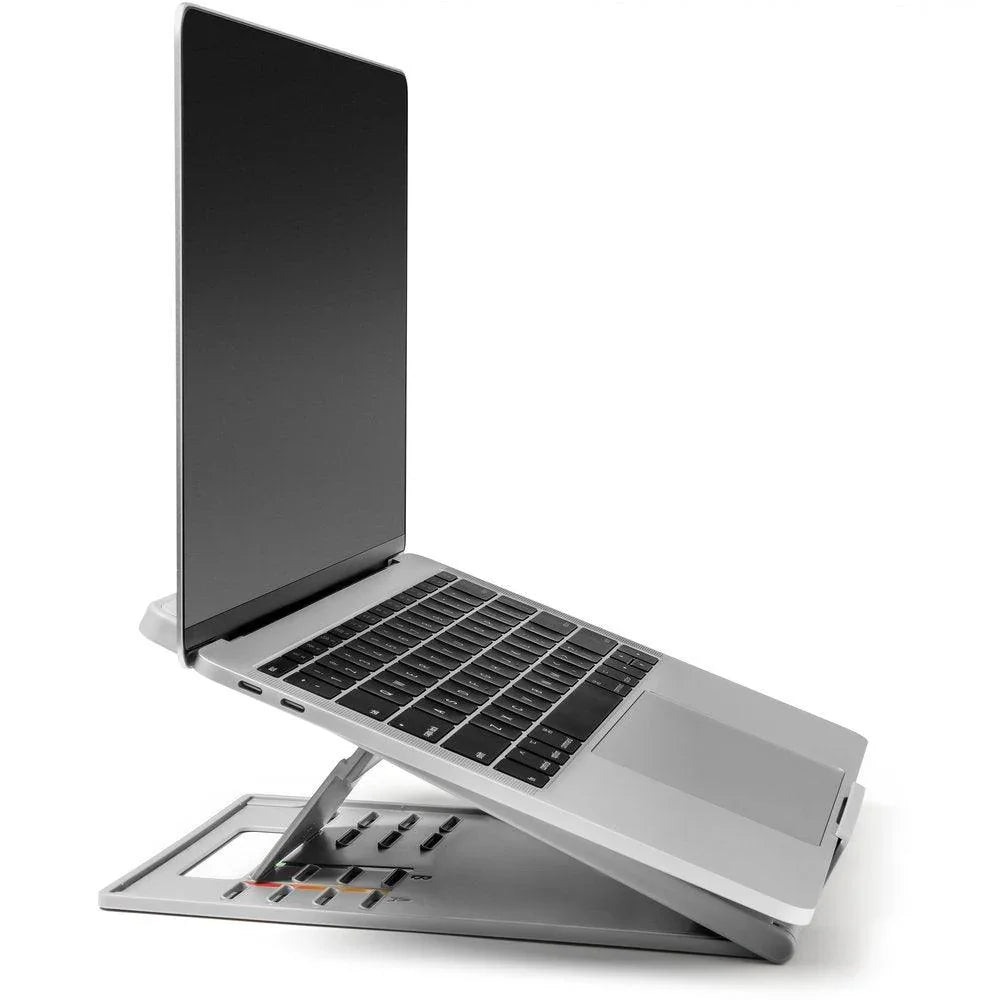 KENSINGTON SmartFit Easy Riser Go Adjustable Ergonomic Laptop Riser and Cooling Stand for up to 14" Laptops (K50421WW)