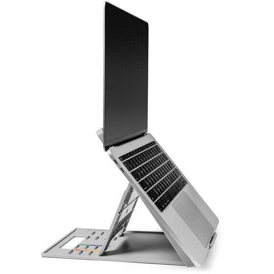 KENSINGTON SmartFit Easy Riser Go Adjustable Ergonomic Laptop Riser and Cooling Stand for up to 14" Laptops (K50421WW)