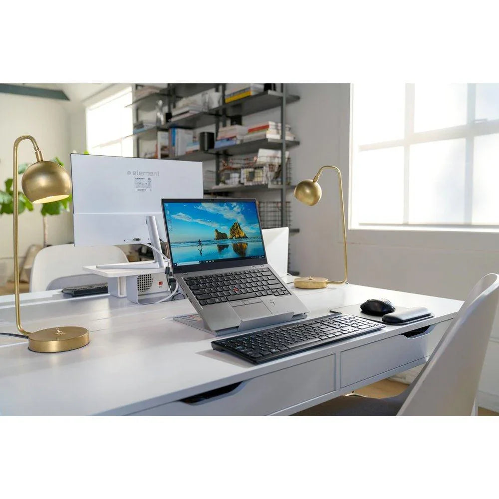 KENSINGTON SmartFit Easy Riser Go Adjustable Ergonomic Laptop Riser and Cooling Stand for up to 17" Laptops (K50420WW)