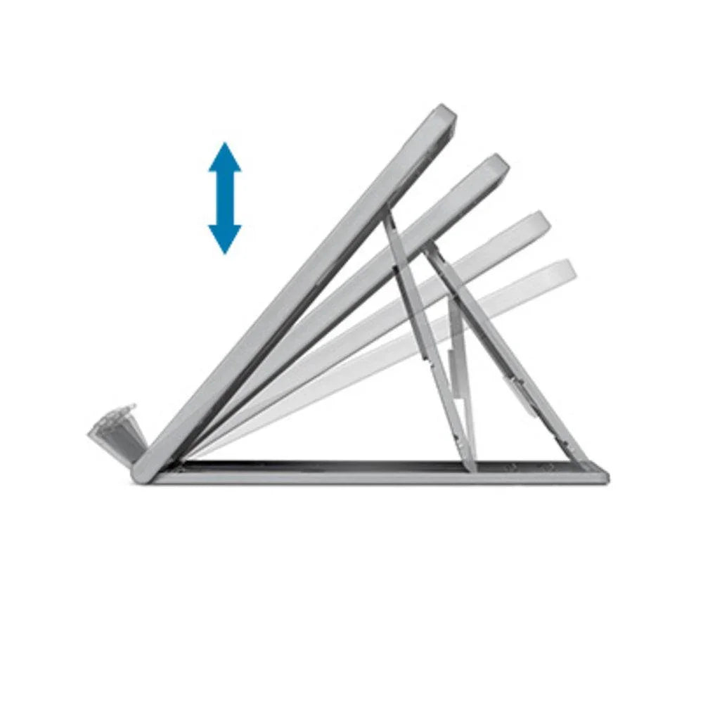 KENSINGTON SmartFit Easy Riser Go Adjustable Ergonomic Laptop Riser and Cooling Stand for up to 17" Laptops (K50420WW)