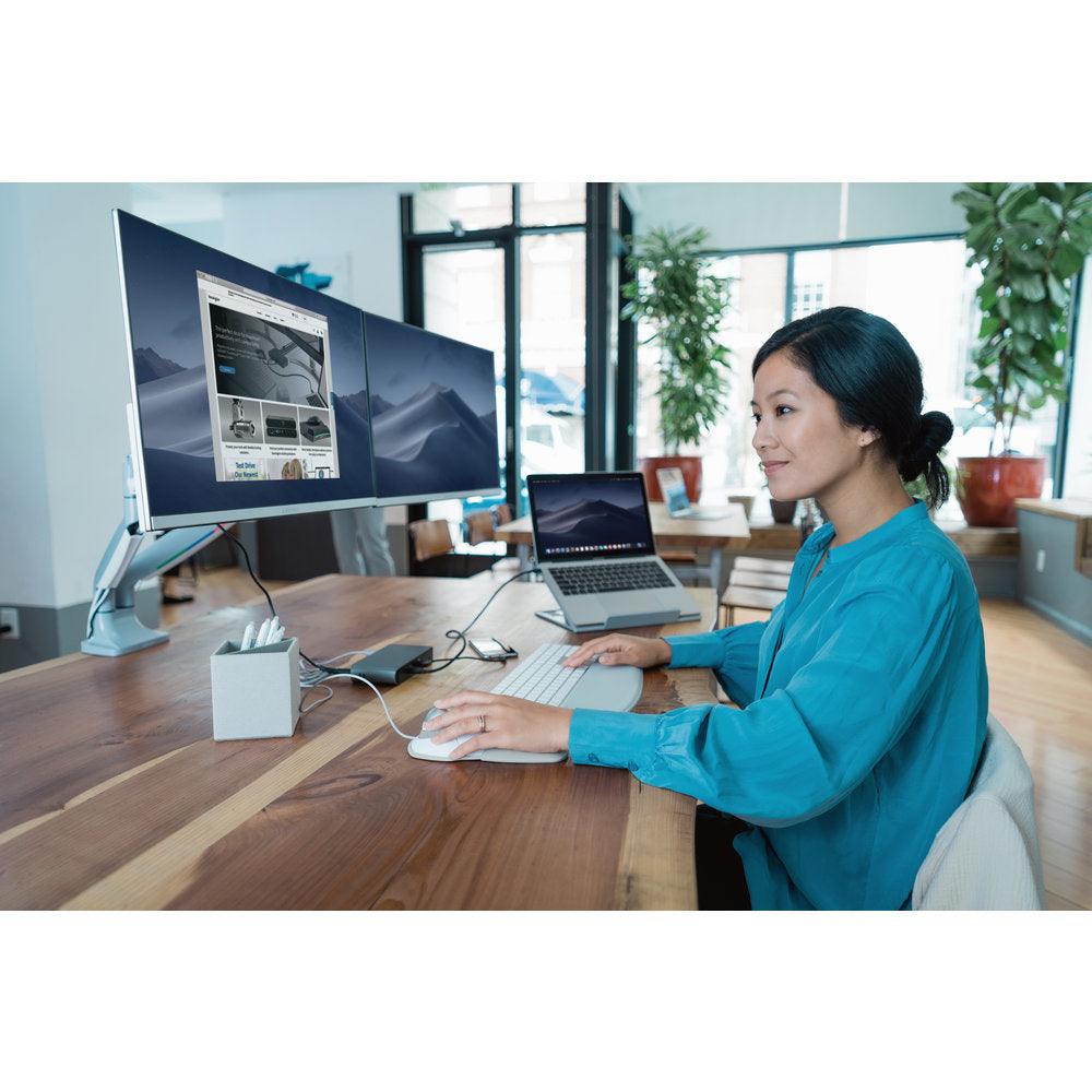 KENSINGTON SmartFit Easy Riser Go Adjustable Ergonomic Laptop Riser and Cooling Stand for up to 17" Laptops (K50420WW)