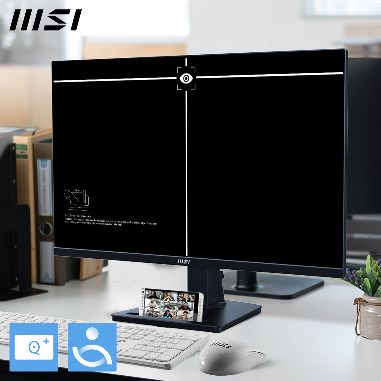 MSI MP245G Monitor – 23.8" / Full HD / IPS / 100Hz – Business Monitor