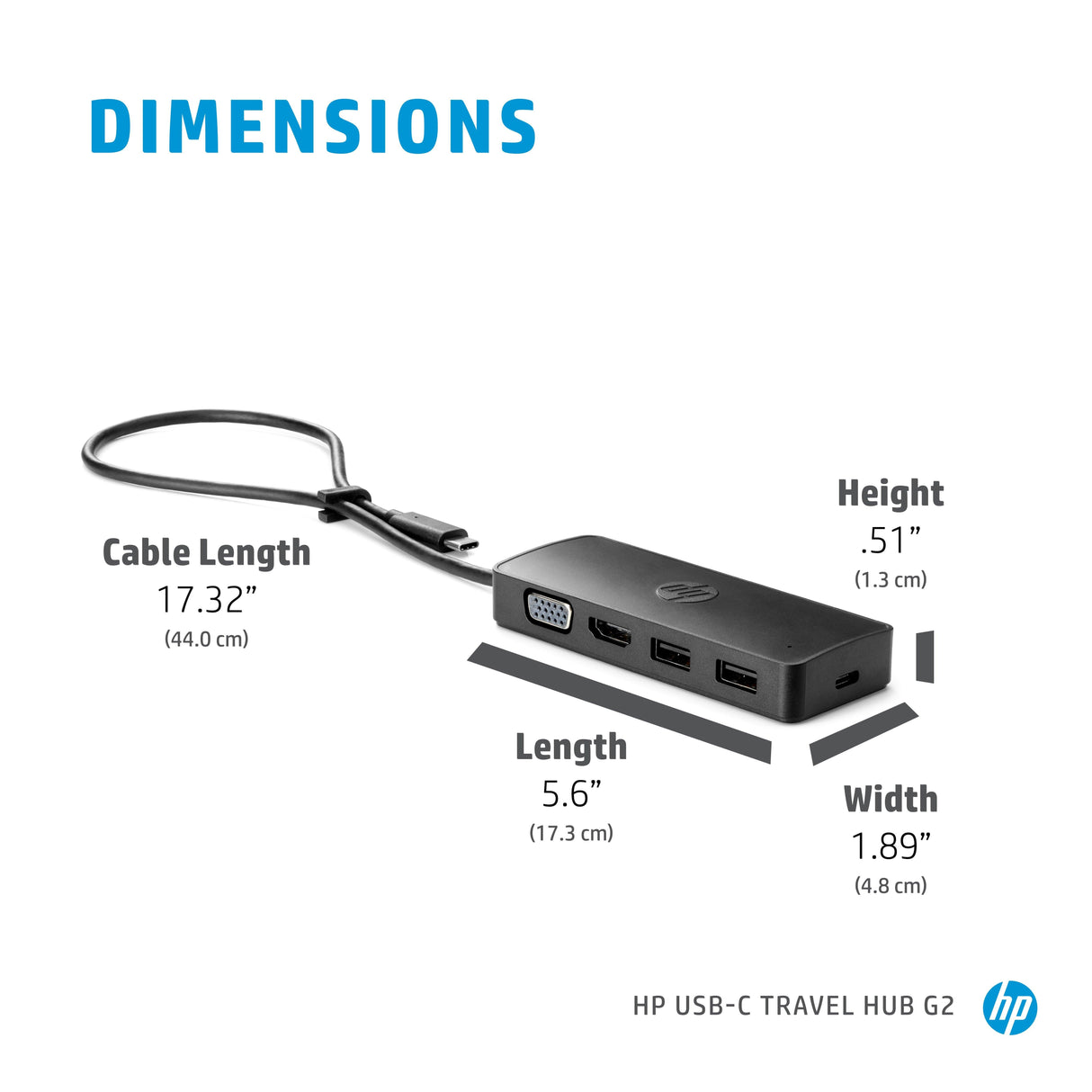 HP USB-C Travel Hub G2 (7PJ38AA)