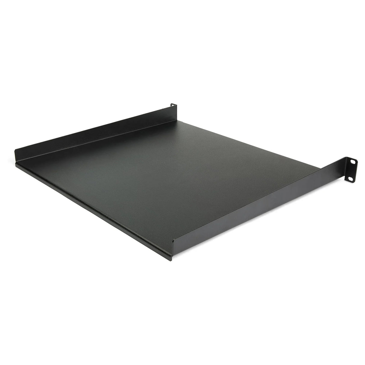 STARTECH 1U Server Rack Shelf - Universal Rack Mount Cantilever Shelf for 19" Network Equipment Rack & Cabinet - Heavy Duty Steel | Weight Capacity 44lb|20kg - 16" Deep Tray | Black (CABSHELF116) (CABSHELF116)