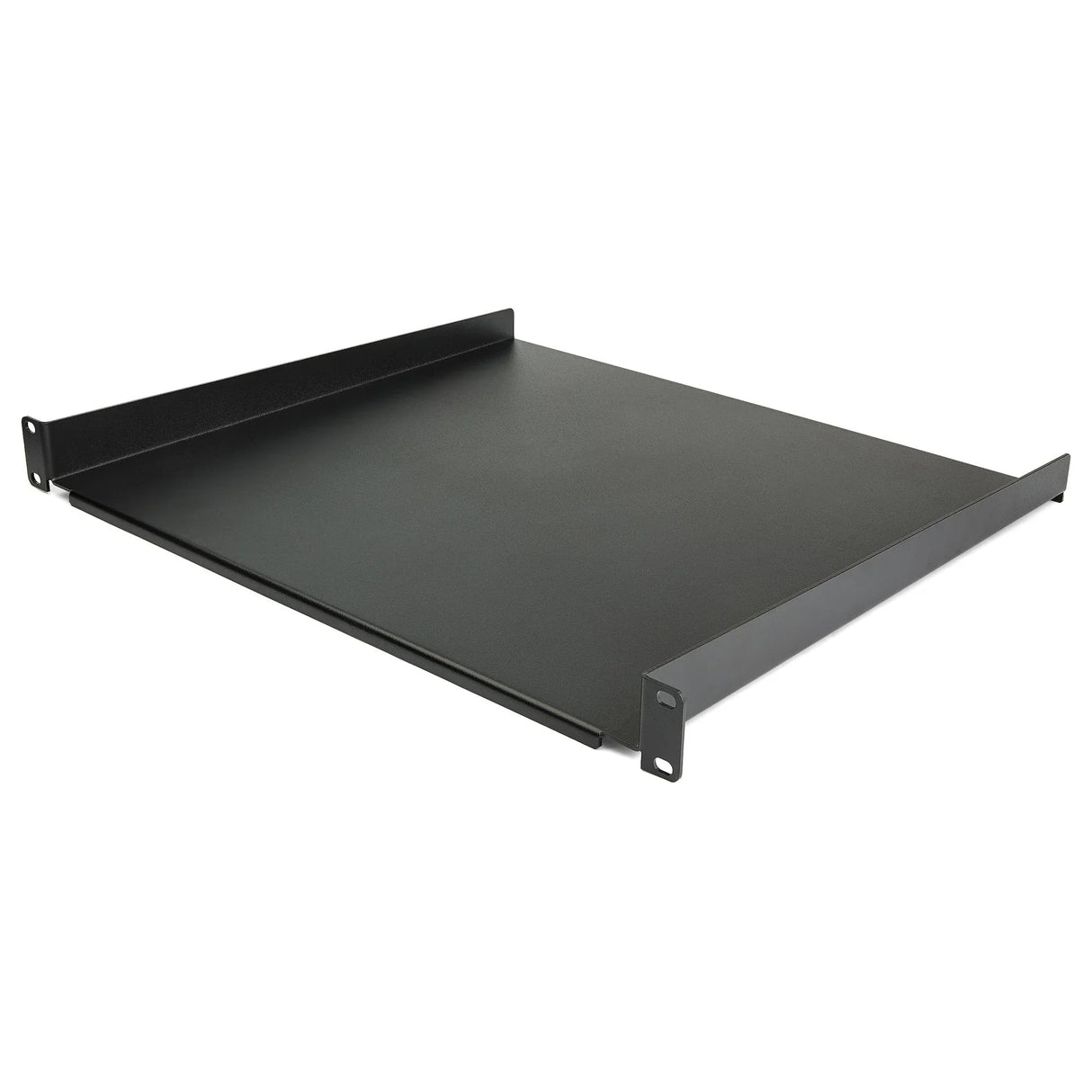 STARTECH 1U Server Rack Shelf - Universal Rack Mount Cantilever Shelf for 19" Network Equipment Rack & Cabinet - Heavy Duty Steel | Weight Capacity 44lb|20kg - 16" Deep Tray | Black (CABSHELF116) (CABSHELF116)