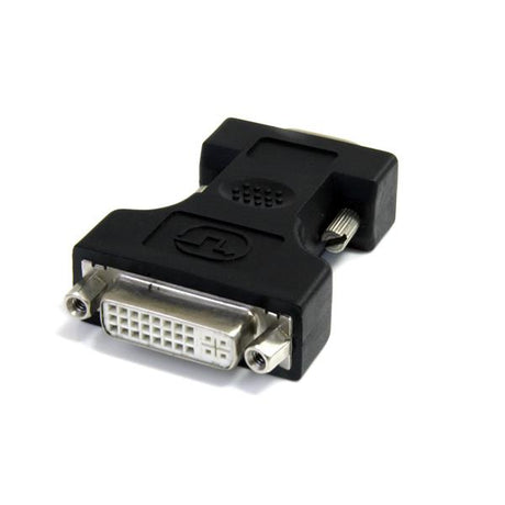 STARTECH DVI-I to VGA Cable Adapter - Black - F | M - DVI I to VGA Adapter for Your VGA Monitor or Display (DVIVGAFMBK) (DVIVGAFMBK) STARTECH