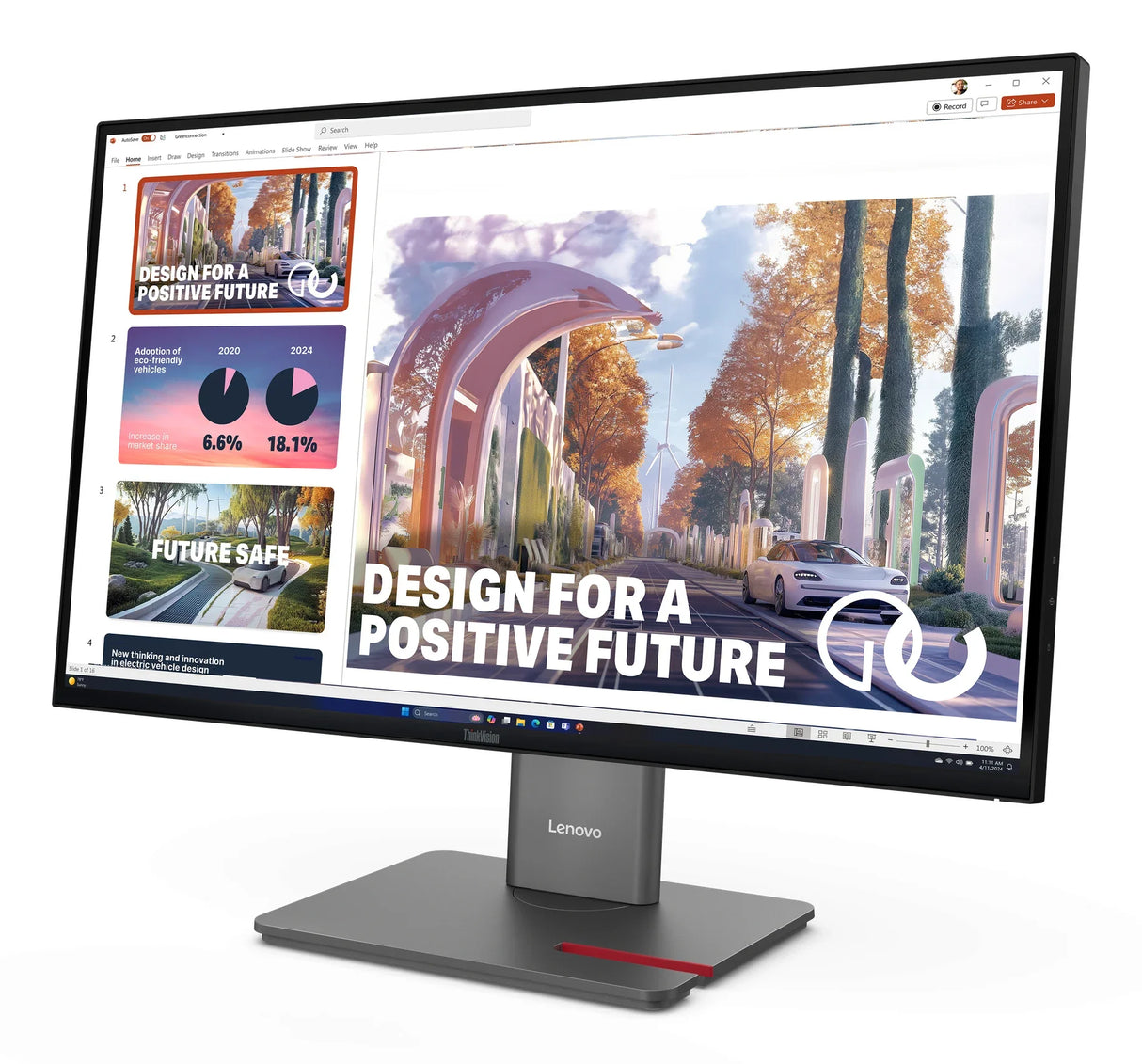 Lenovo P27QD-40 Monitor – 27" / QHD / IPS / 120Hz – Business Monitor
