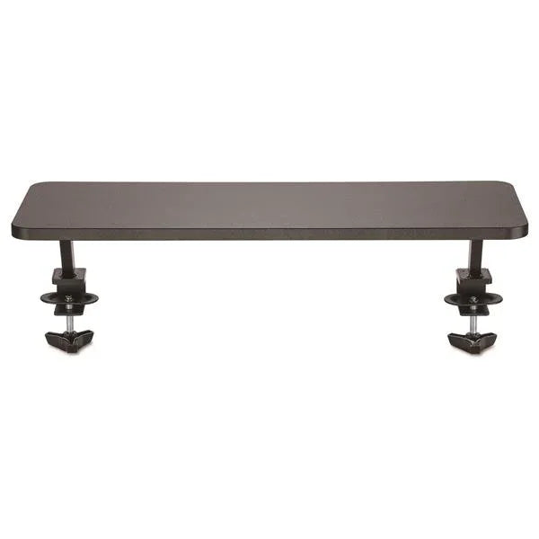 STARTECH Monitor Riser Stand - Clamp-on Monitor Shelf for Desk - Extra Wide 25.6" (65 cm) For up to 34" Monitors - Black (MNRISERCLMP) (MNRISERCLMP)