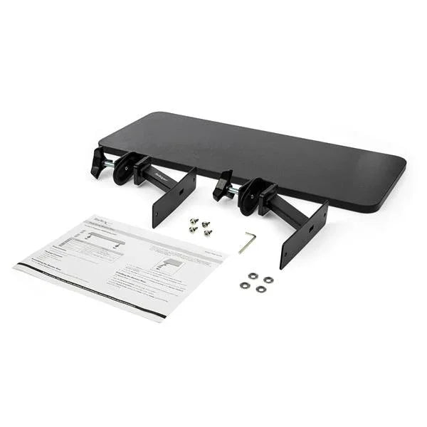 STARTECH Monitor Riser Stand - Clamp-on Monitor Shelf for Desk - Extra Wide 25.6" (65 cm) For up to 34" Monitors - Black (MNRISERCLMP) (MNRISERCLMP)