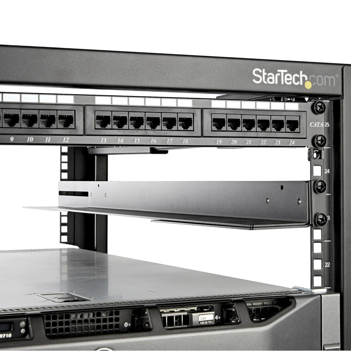STARTECH 1U 19" Server Rack Rails - 24-36" Adjustable Depth - Universal 4 Post Rack Mount Rails - Network Equipment|Server|UPS Mounting Rail Kit HPE ProLiant Dell PowerEdge (UNIRAILS1UB) (UNIRAILS1UB)