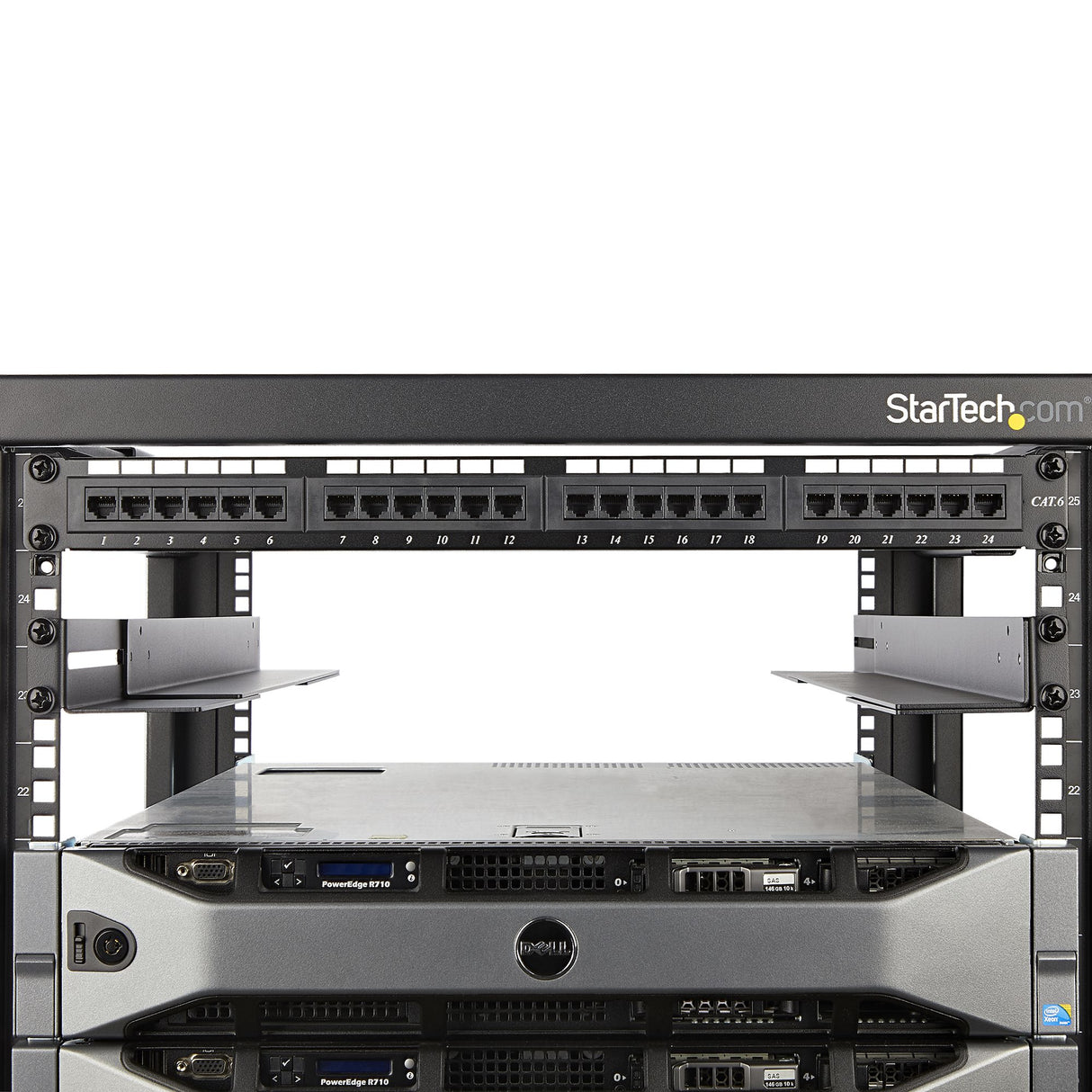 STARTECH 1U 19" Server Rack Rails - 24-36" Adjustable Depth - Universal 4 Post Rack Mount Rails - Network Equipment|Server|UPS Mounting Rail Kit HPE ProLiant Dell PowerEdge (UNIRAILS1UB) (UNIRAILS1UB)