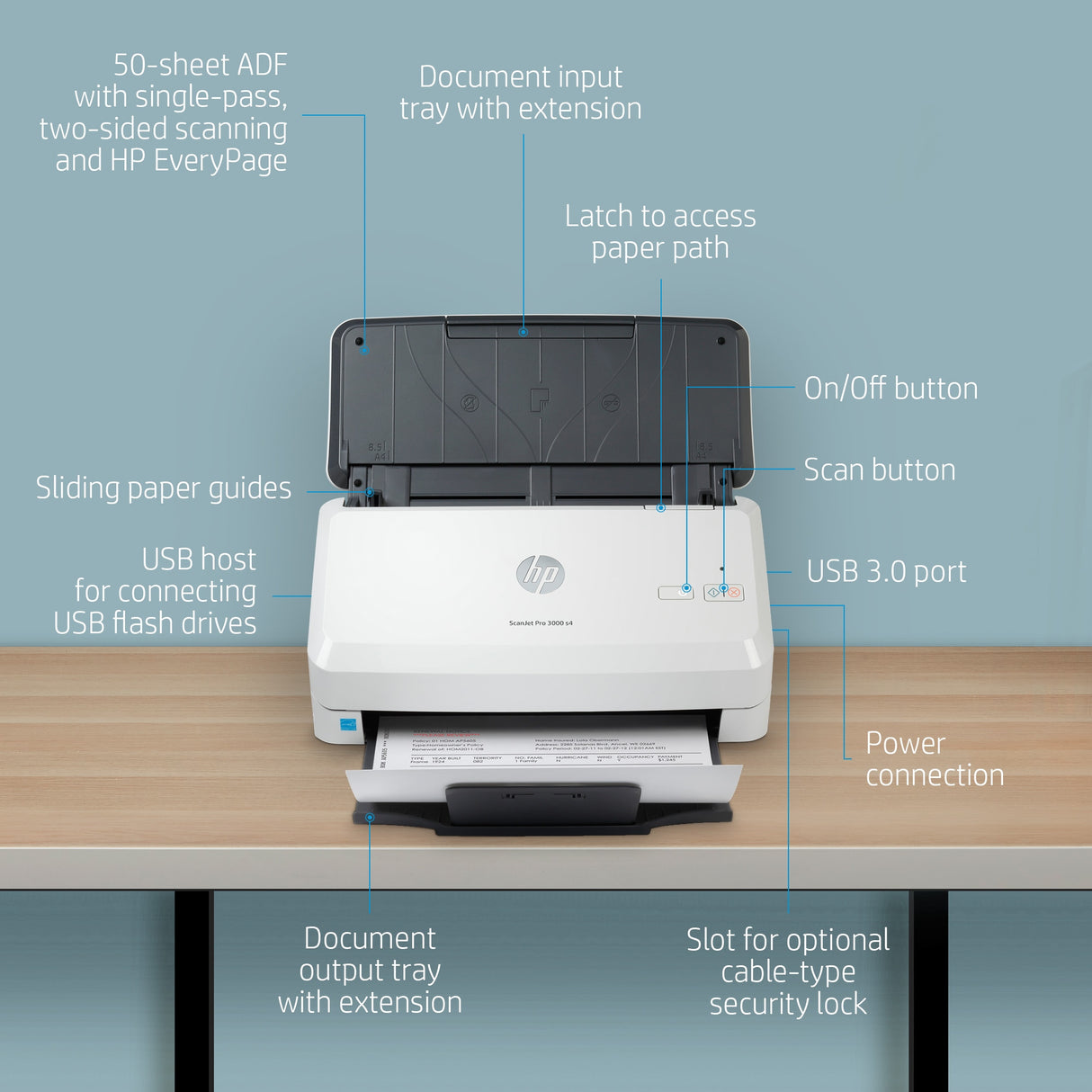 HP Scanjet Pro 3000 s4 Scanner