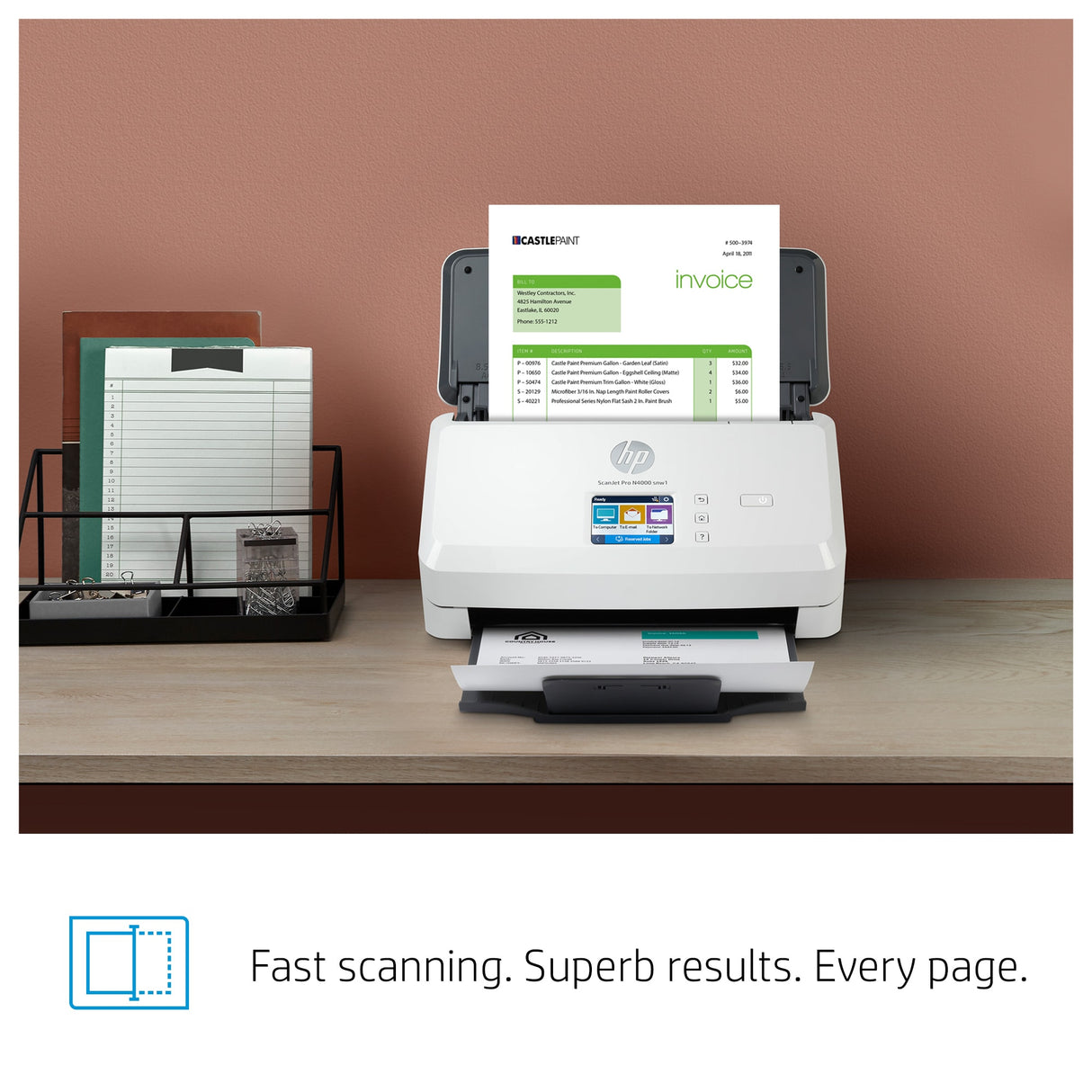 HP Scanjet Scanjet Pro N4000 snw1 Sheet-feed Scanner