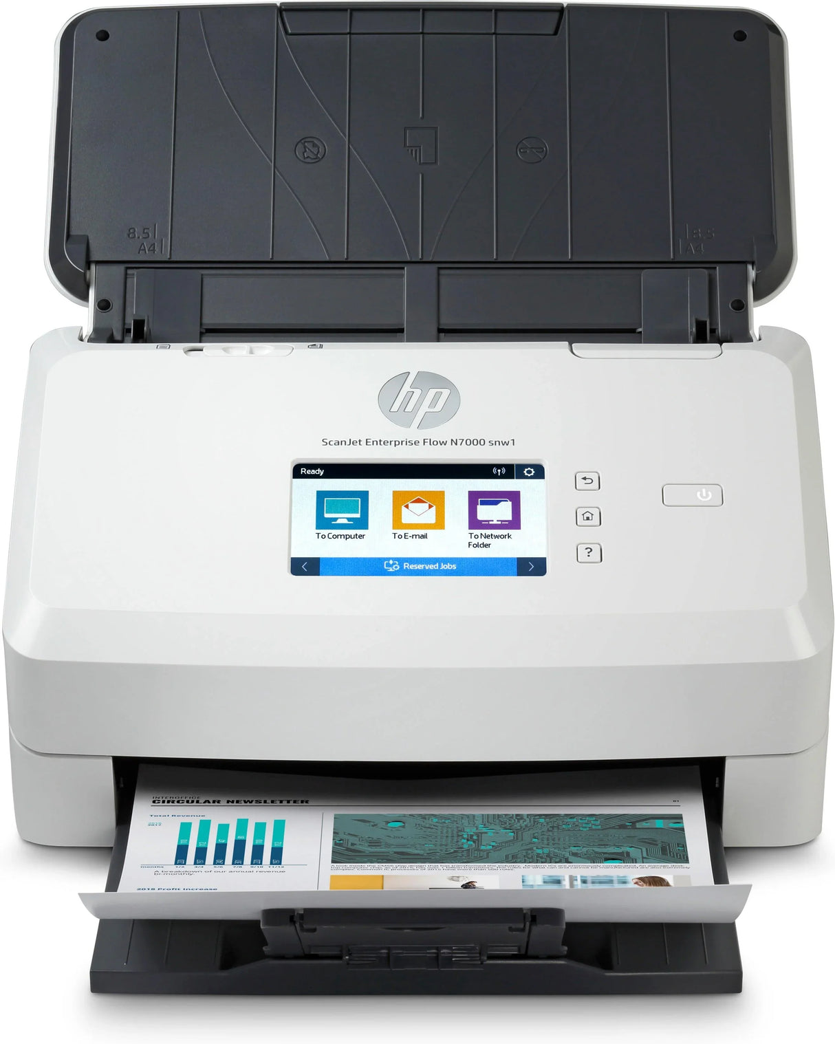 HP 90 - 264V | 50|60Hz | 2.8" Touch | 240 x 320pixels | 70dB | Ethernet | Wi-Fi | USB 3.0 | 43 - 350g|m² | 38W | 666MHz | 600 x 600dpi | CMOS CIS | 1GB (6FW10A)