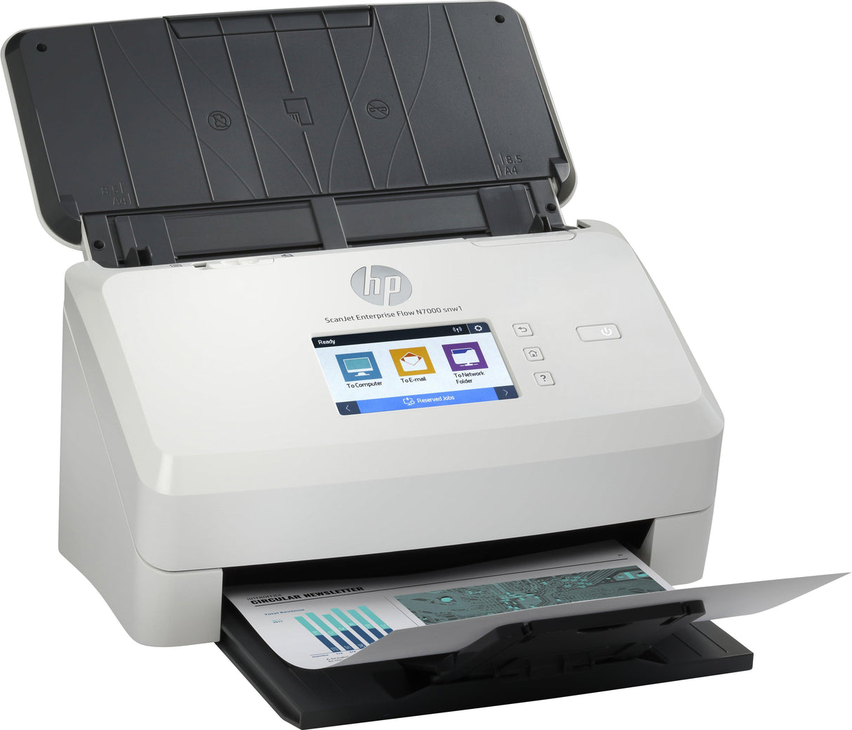 HP 90 - 264V | 50|60Hz | 2.8" Touch | 240 x 320pixels | 70dB | Ethernet | Wi-Fi | USB 3.0 | 43 - 350g|m² | 38W | 666MHz | 600 x 600dpi | CMOS CIS | 1GB (6FW10A)