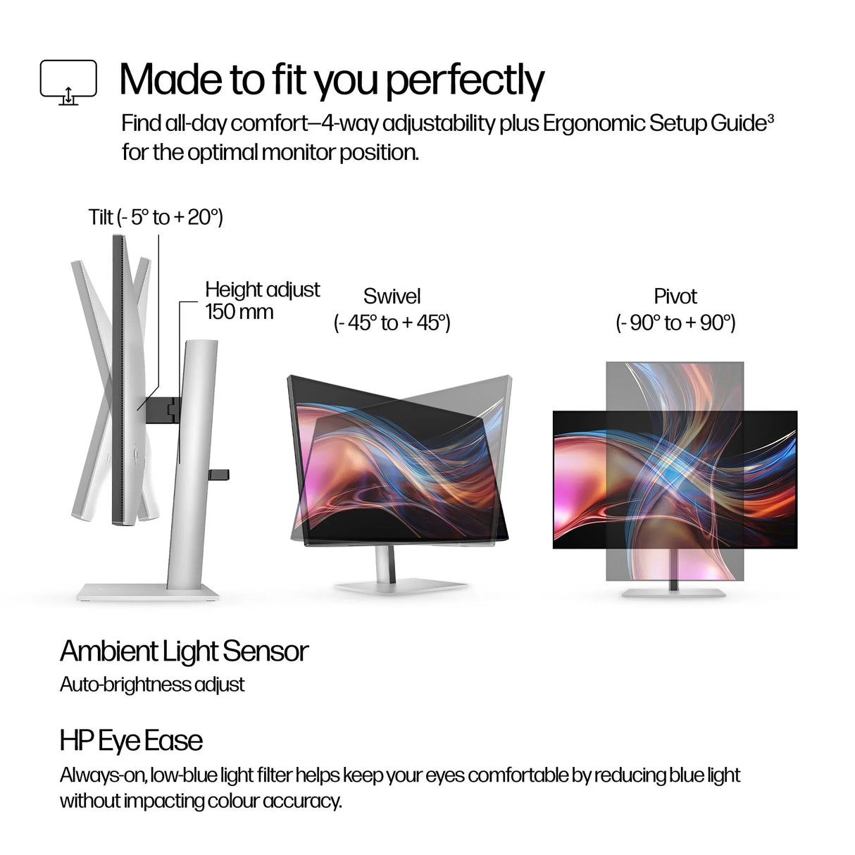 HP 27" Monitor – 27" / QHD / IPS / 60Hz – Business Monitor