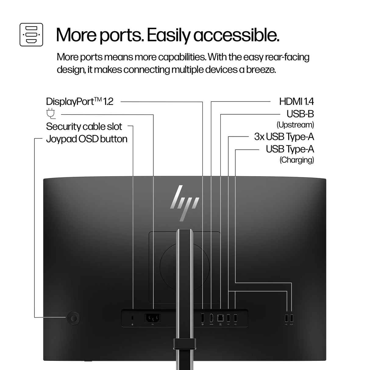 HP 524pn Monitor – 24" / WUXGA / IPS / 60Hz – Business Monitor